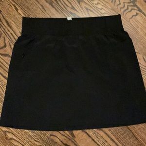 Black tennis skirt